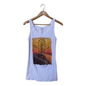 In N Out Burger Ribbed Tank Top 70th Anniversary Ferris Wheel XL